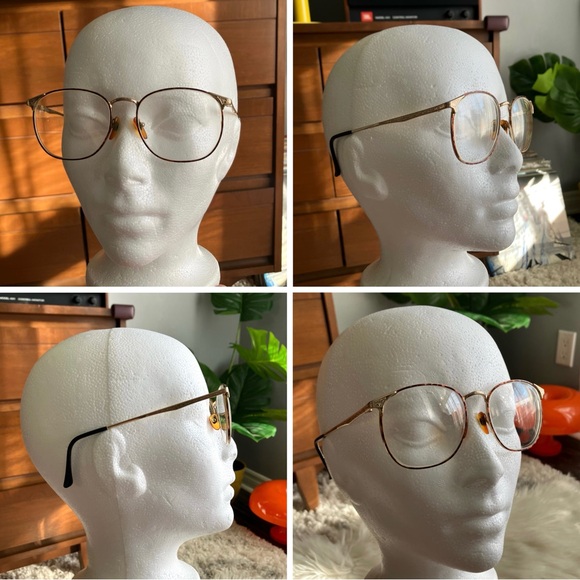 80s Vintage Byblos Glasses Retro Frames Style BY538 Eyeglasses Tortoiseshell - Picture 4 of 10